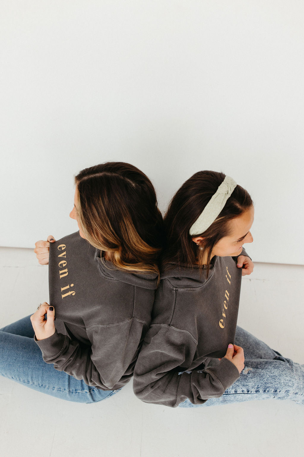 Even If Charcoal Hoodie