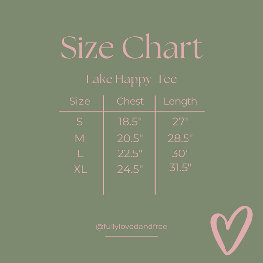 Lake Happy Butter Tee