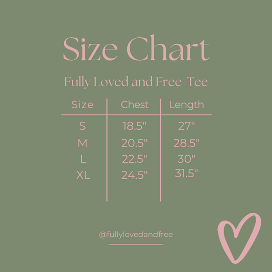 Fully Loved and Free Terracotta Tee