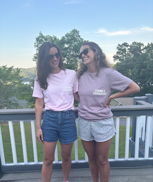 Joshua 1:9 Light Purple Tee