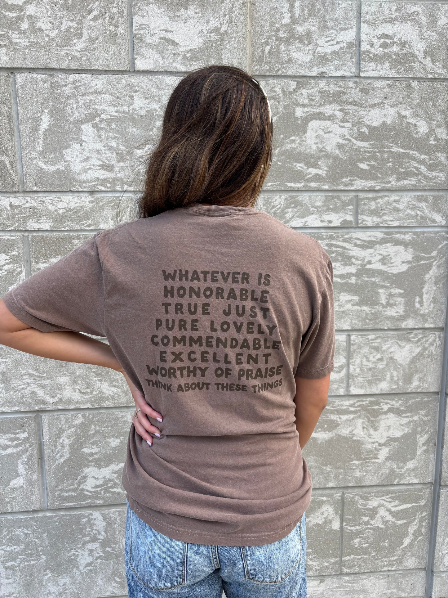 Focus on the good tee