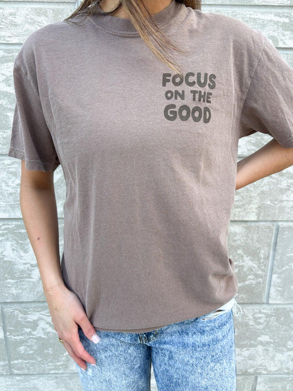 Focus on the good tee