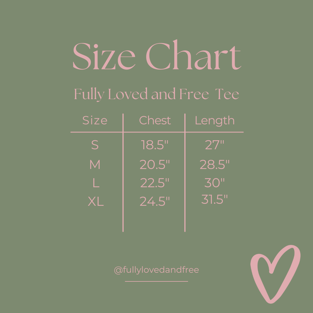 Fully Loved and Free Terracotta Tee