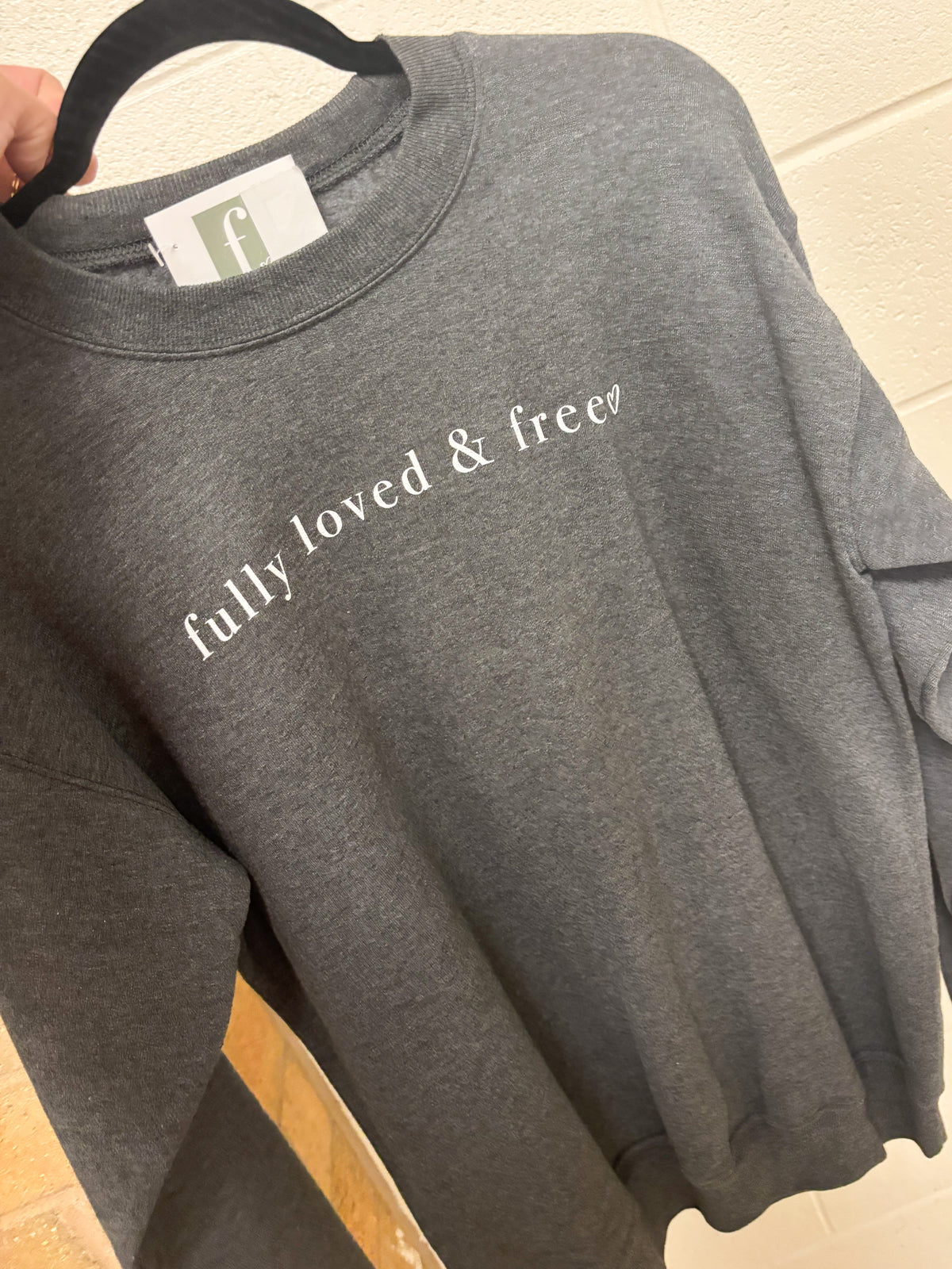 Fully loved and free charcoal crew