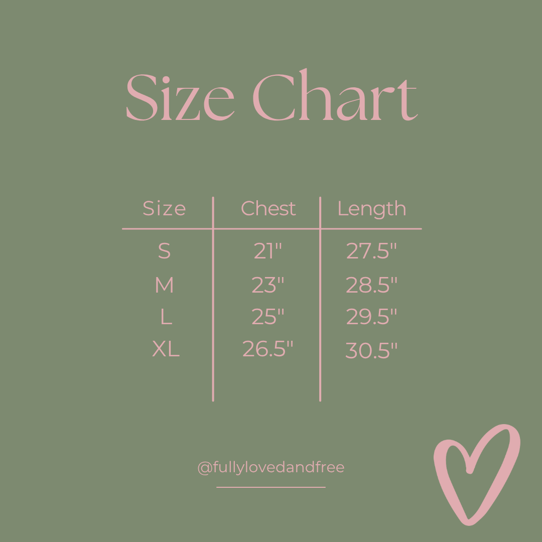 You are Loved Peach Crew