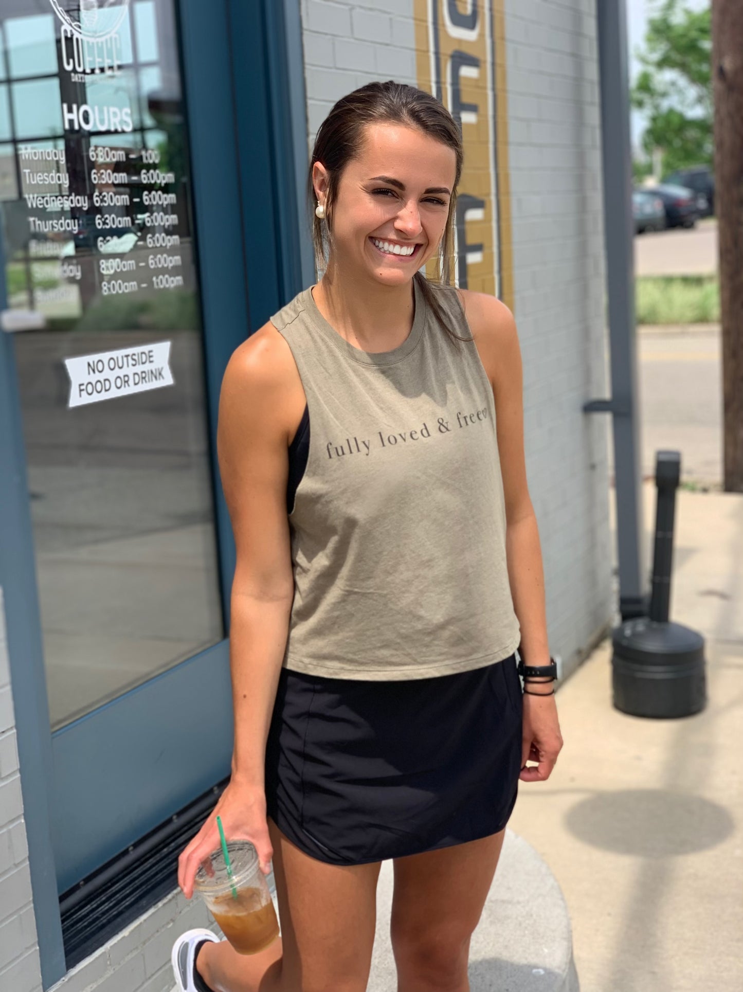 Olive Fully Loved and Free Tank